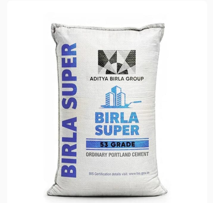 Birla Super OPC 53 Grade Cement,50 kg Bag