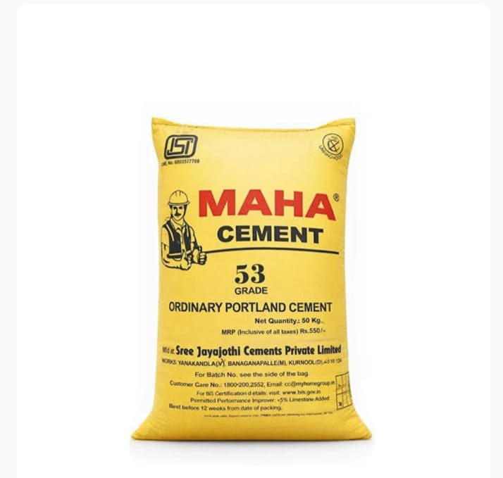 Maha Cement OPC 53 Grade,50 kg Bag